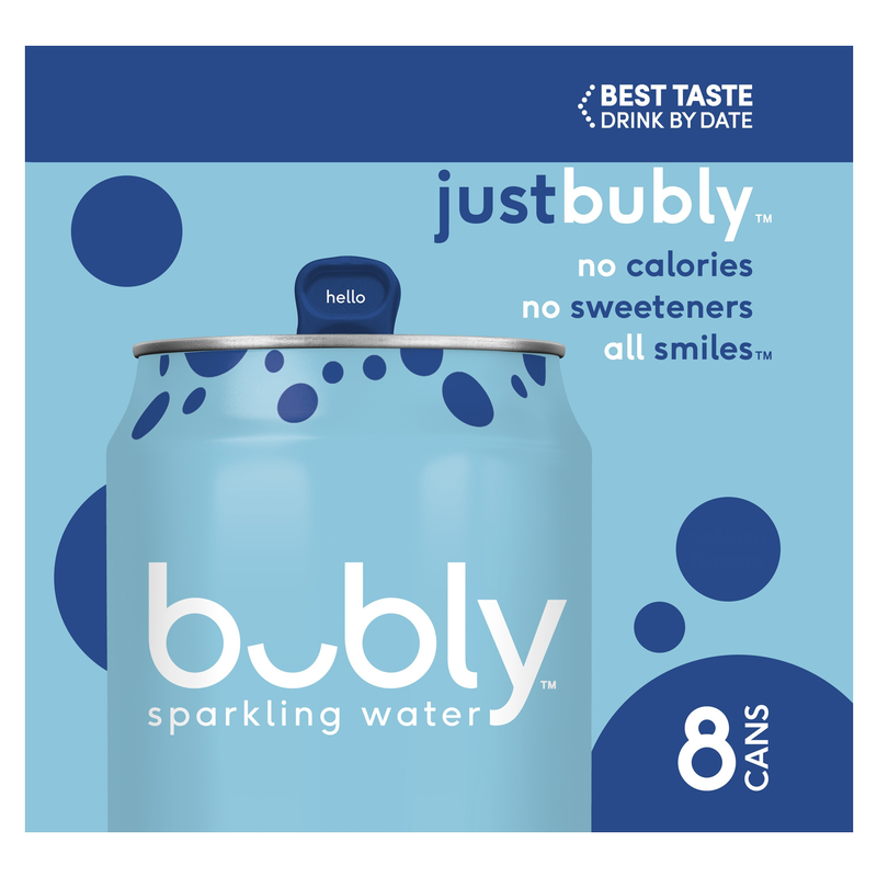 justbubly unflavored 12oz 8pk