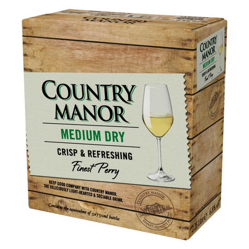 Country Manor Medium Dry Finest Perry, 2.25L