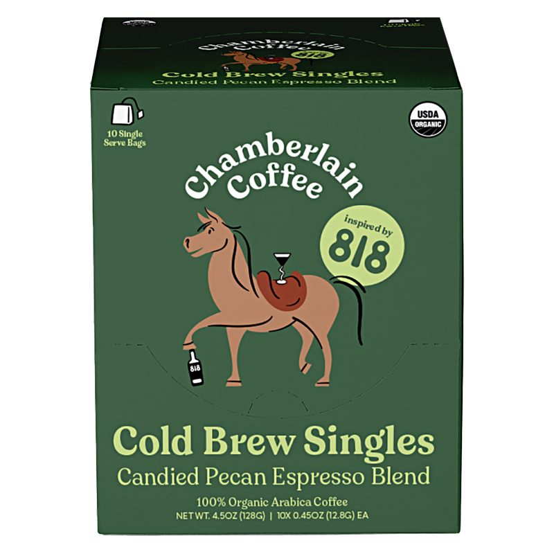 Chamberlain Coffee Candied Pecan Dark Roast 10pk Limited Edition Inspired By 818 Tequila
