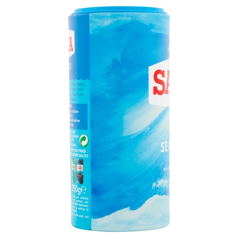 Saxa Fine Sea Salt, 350g