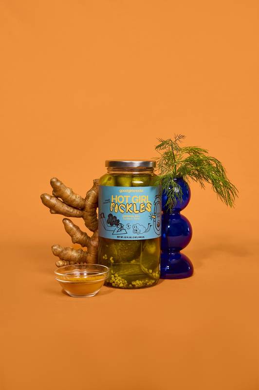 HOT GIRL PICKLES Original Dill 32 Fl Oz