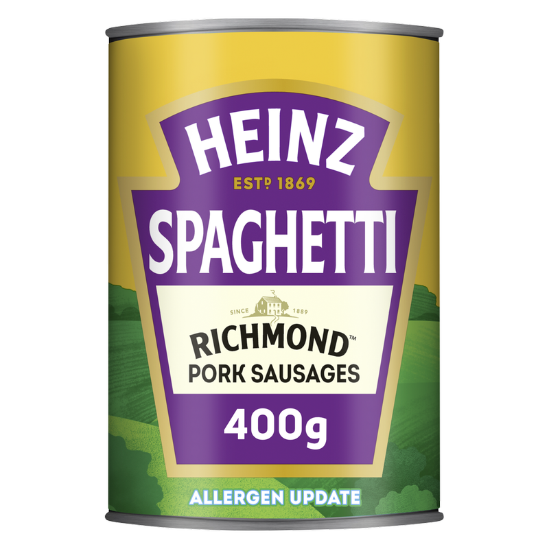 Heinz Spaghetti & Richmond Sausages, 400g