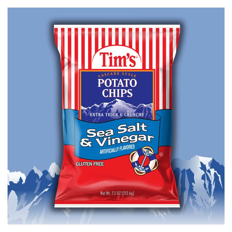 Tim's Cascade Potato Chips Salt & Vinegar 7.5oz