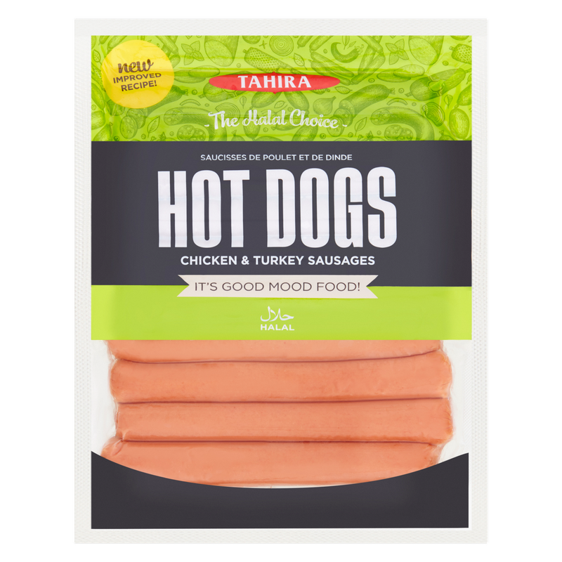 Tahira Chicken & Turkey Hot Dogs, 500g
