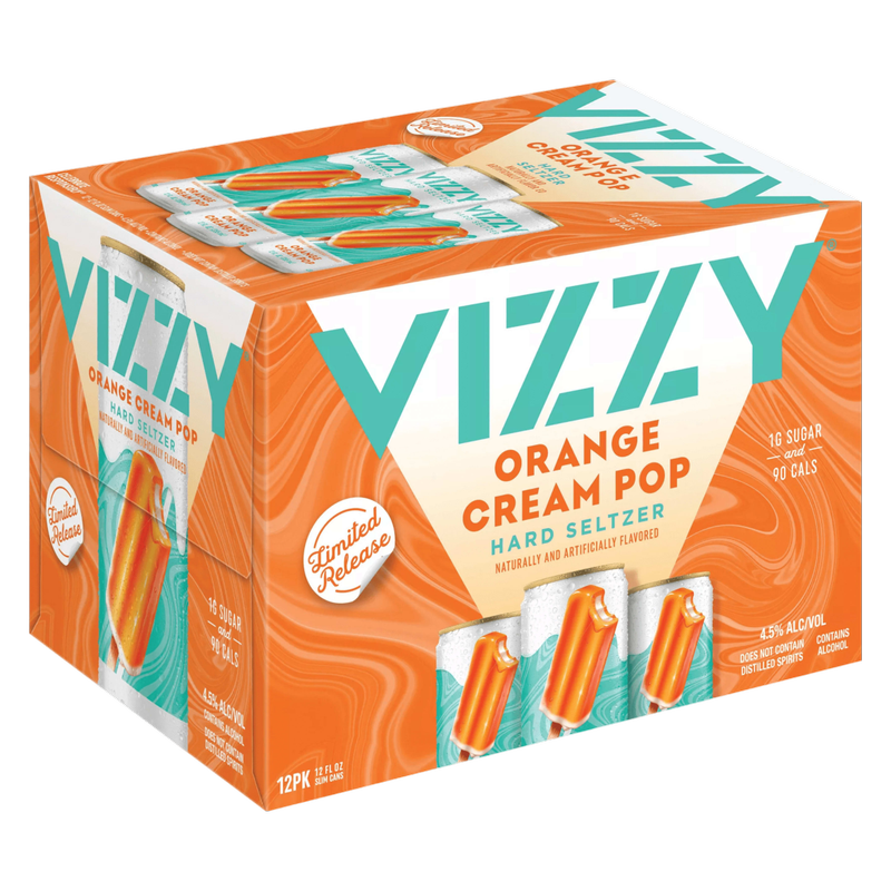 Vizzy Orange Cream Pop 12pk 12oz Can 4.5% ABV