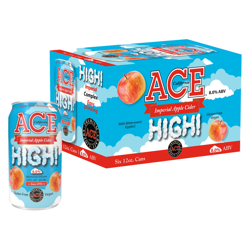 Ace Cider High! Imperial Apple Cider 6pk 12oz