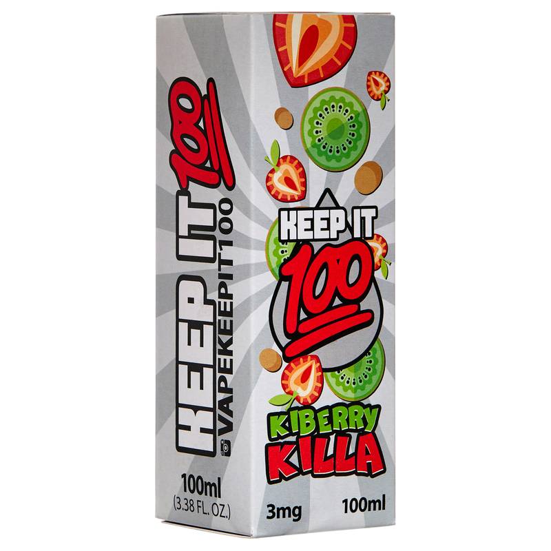 Keep It 100 Kiberry Killa 3 mg E-Liquid 100 ml Bottle