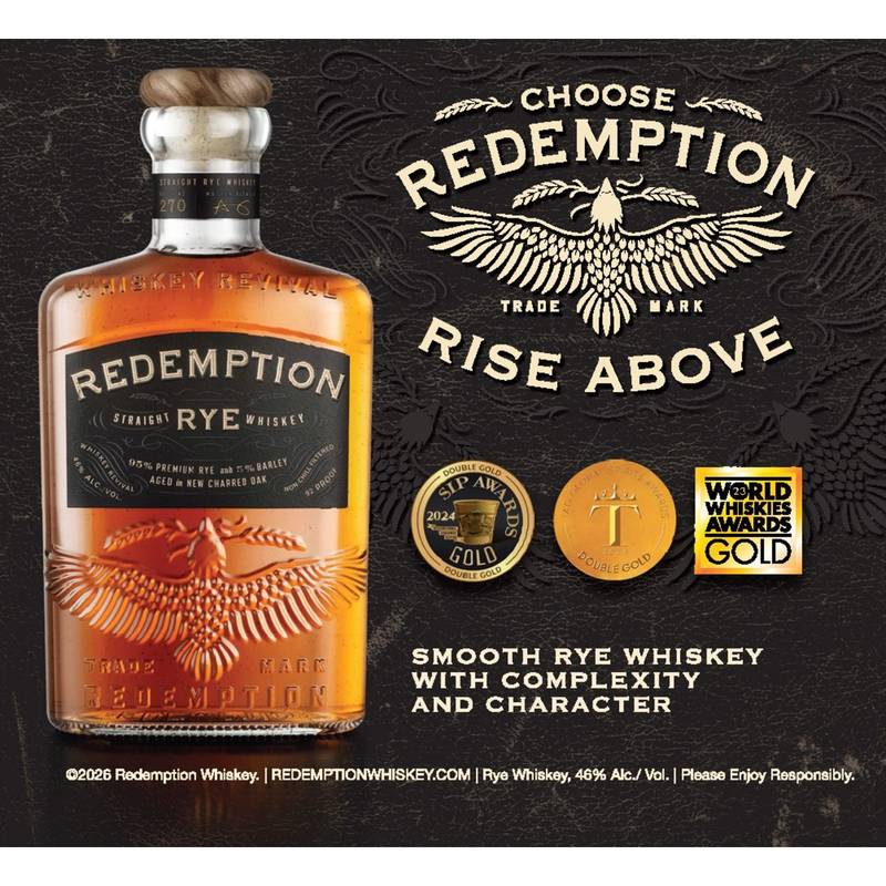 Whiskey de centeno Redemption Eagle 750 ml