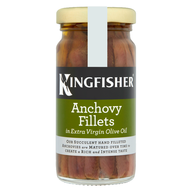 Kingfisher Anchovy Fillets With Olive Oil, 100g