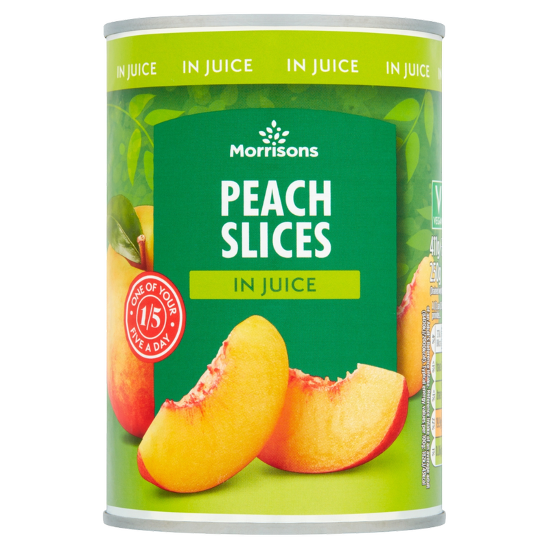 Morrisons Peach Slices In Juice, 411g