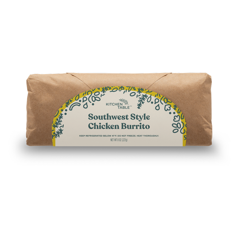 Kitchen Table Southwest Style Chicken Burrito 9.4oz Delivered In As