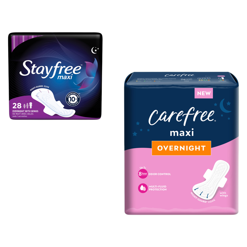 Stayfree Ultra Thin Overnight Pads Regular with Wings Pack of 28ct