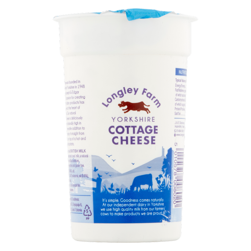Longley Farm Cottage Cheese, 250g