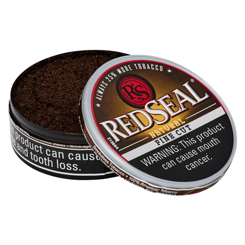 Red Seal Fine Cut Natural Chewing Tobacco 1.2oz