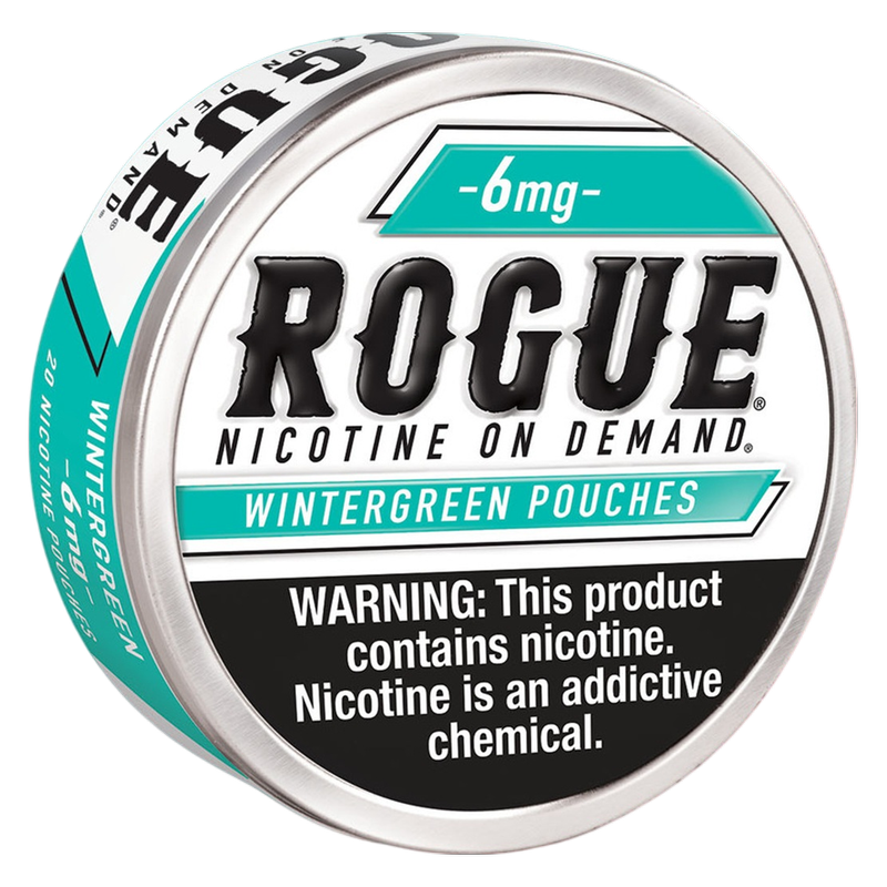 Rogue Wintergreen Nicotine Pouches, 6mg