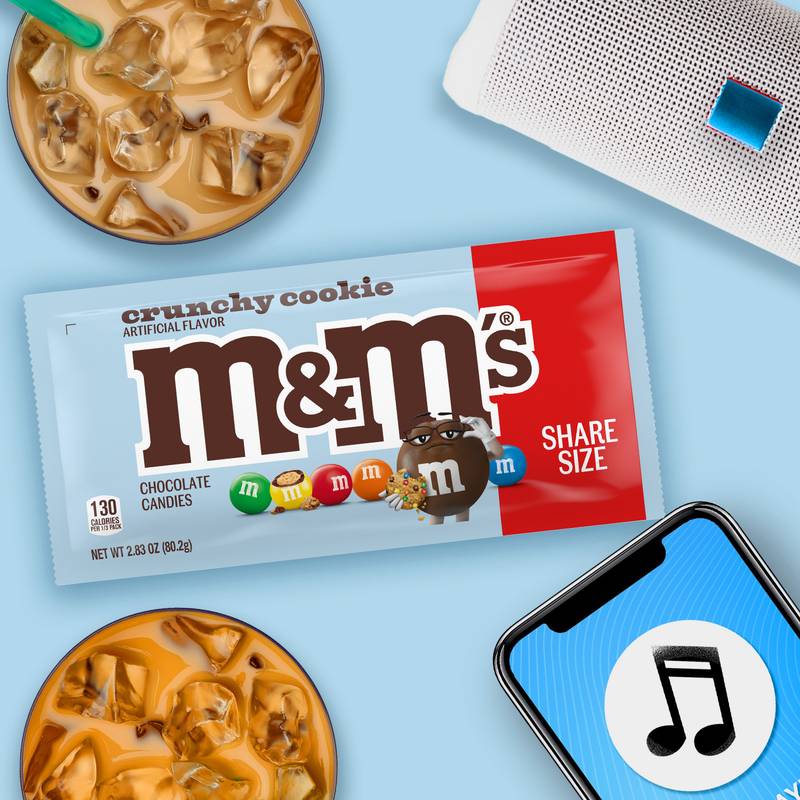 M&Ms Crunchy Cookie Candies Share Size 2.83oz