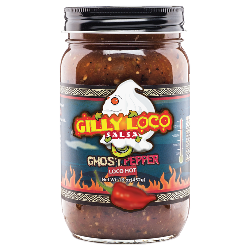 Gilly Loco Salsa Ghost Pepper 16oz
