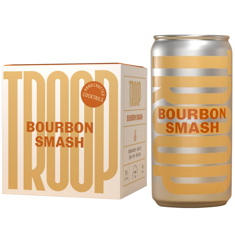 Troop Bourbon Smash 4pk - 200ml Can (10% ABV)