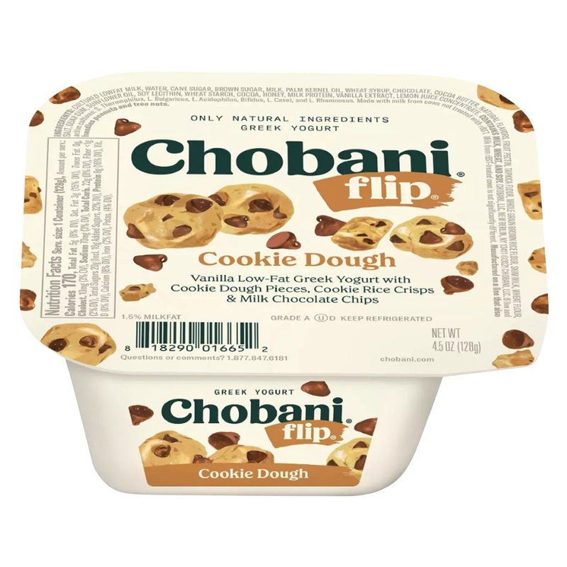 Chobani Flip Cookie Dough Greek Yogurt - 4.5oz 