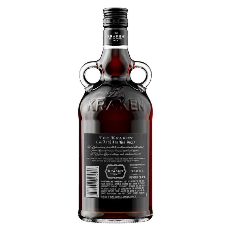 Kraken Black Spiced Rum 750ml (70 Proof) - Delivered In As Fast As 