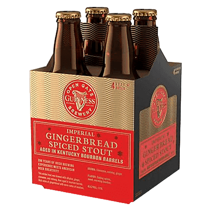 Guinness Imperial Gingerbread Spiced Stout 4pk 11.2oz Btl 11.0% ABV