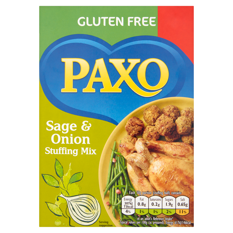 Paxo Gluten Free Sage & Onion Stuffing Mix, 150g