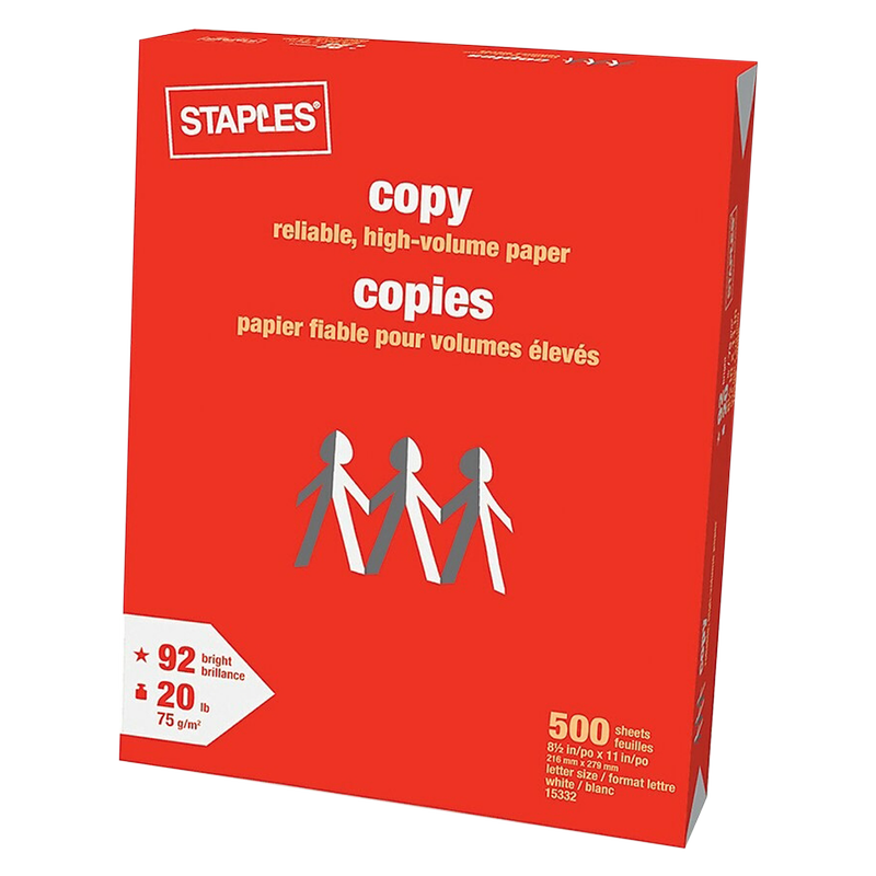 Staples Copy Paper 500 Sheets