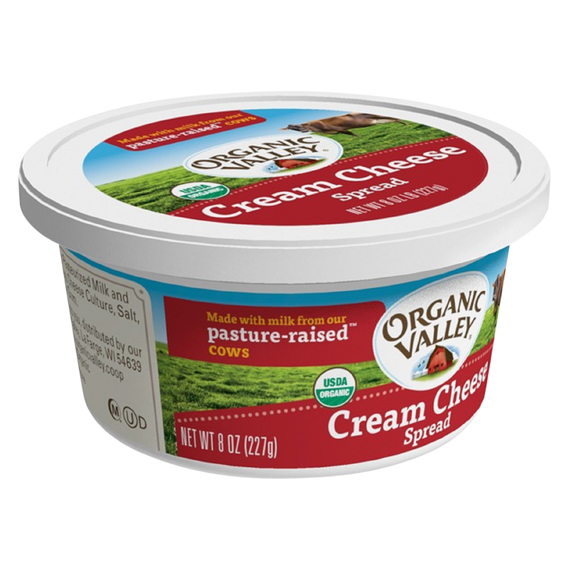 Organic Valley Cream Cheese Tub - 8oz