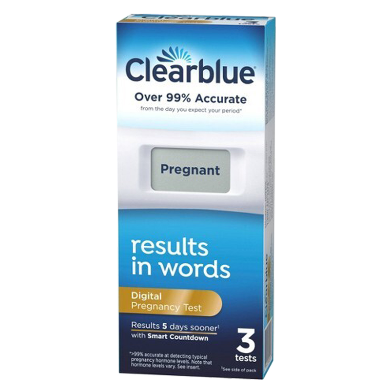 ClearBlue Digital Pregnancy Test 3ct