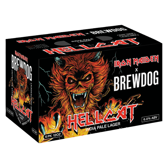 BrewDog USA and Iron Maiden Hellcat India Pale Lager (6PKC 12 OZ)