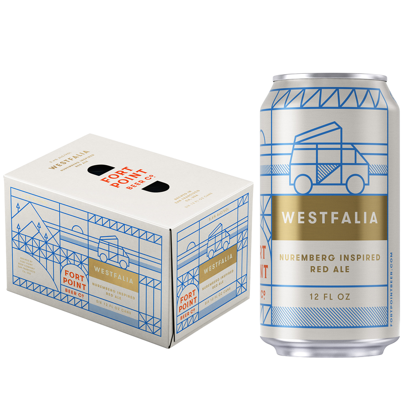 Fort Point Westfalia Red 6pk 12oz Can 5.6% ABV