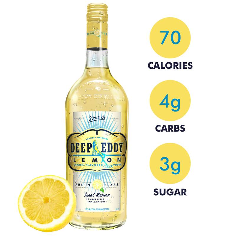 Deep Eddy Lemon Vodka 750ml (70 Proof)