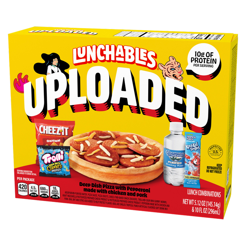 Lunchables Uploaded Pepperoni Deep Dish Pizza - 15oz