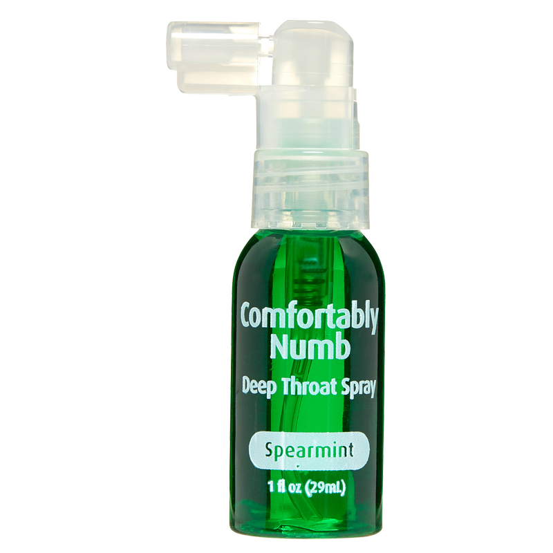 Comfortably Numb Deep Throat Spearmint Spray 1oz