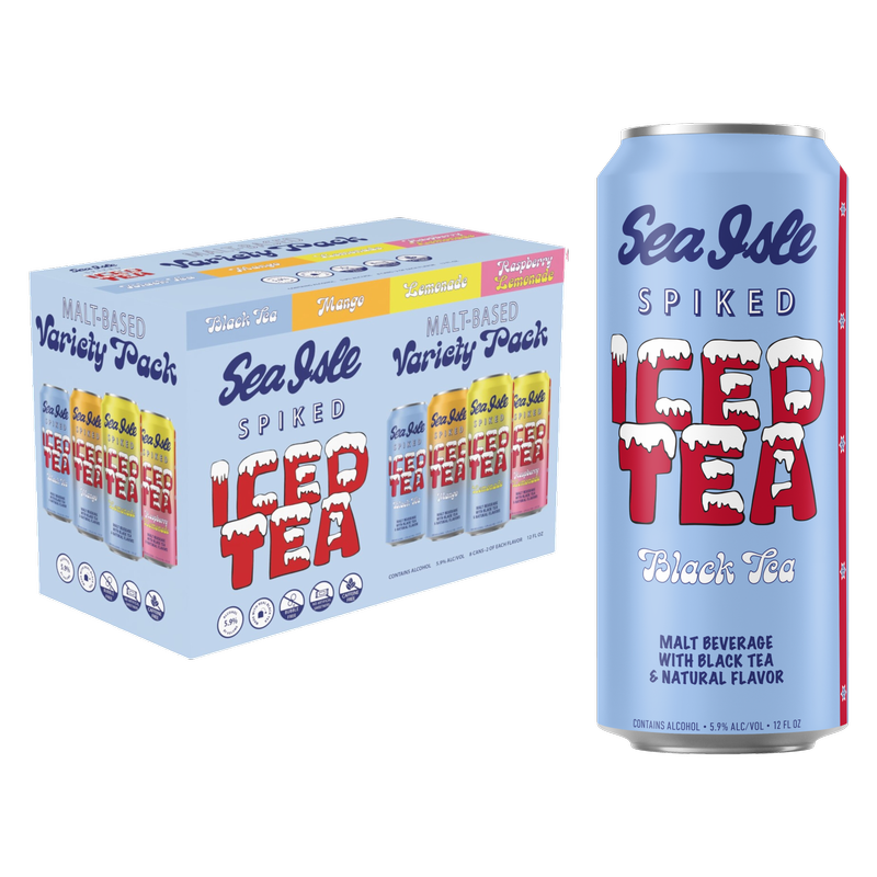 Sea Isle Spiked Tea Variety 12pk 12oz Can 5.9% ABV