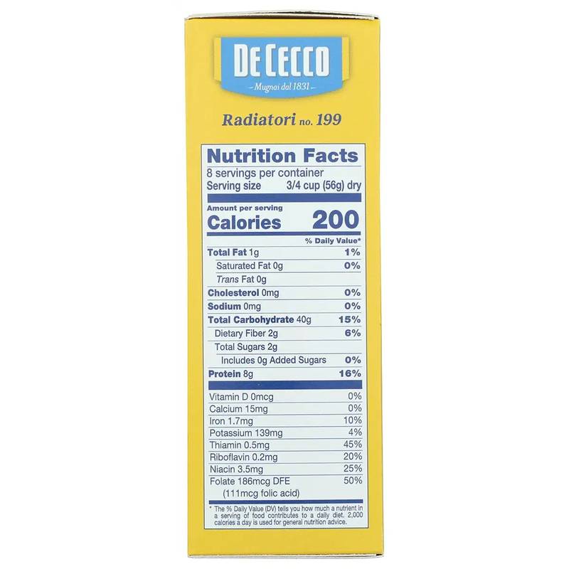 Pasta Radiatori De Cecco 16 oz