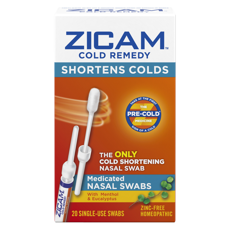 Zicam Cold Remedy Nasal Swab, 20CT