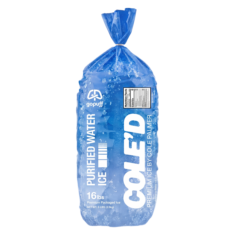 Ice Cubes 16lb Bag, COLE'D