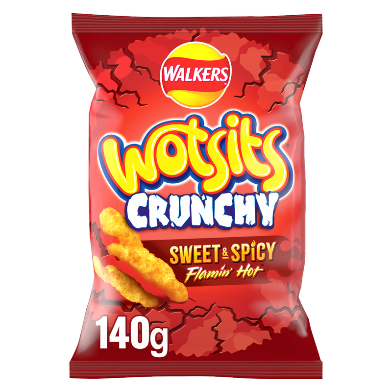 Walkers Wotsits Crunchy Sweet & Spicy, 140g