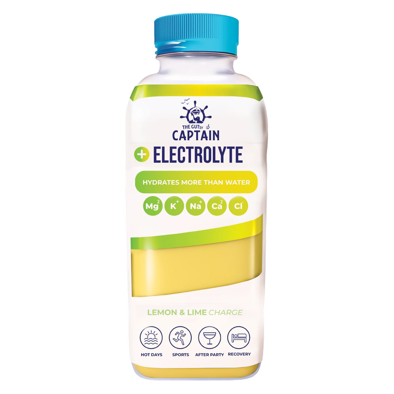 The GUTsy Captain Electrolytes Lemon & Line, 600ml