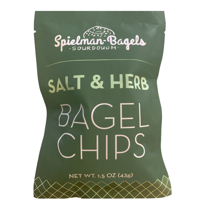 Spielman Bagels Salt & Herb Sourdough Bagel Chips 1.5oz