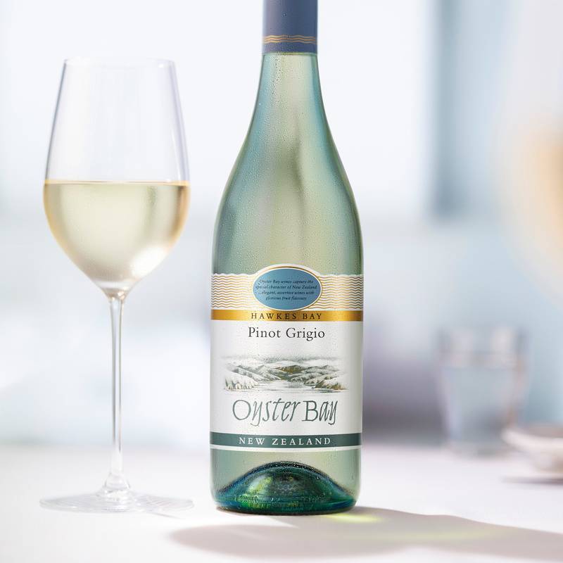 Oyster Bay Pinot Grigio White Wine 750ml Btl 12.5% ABV