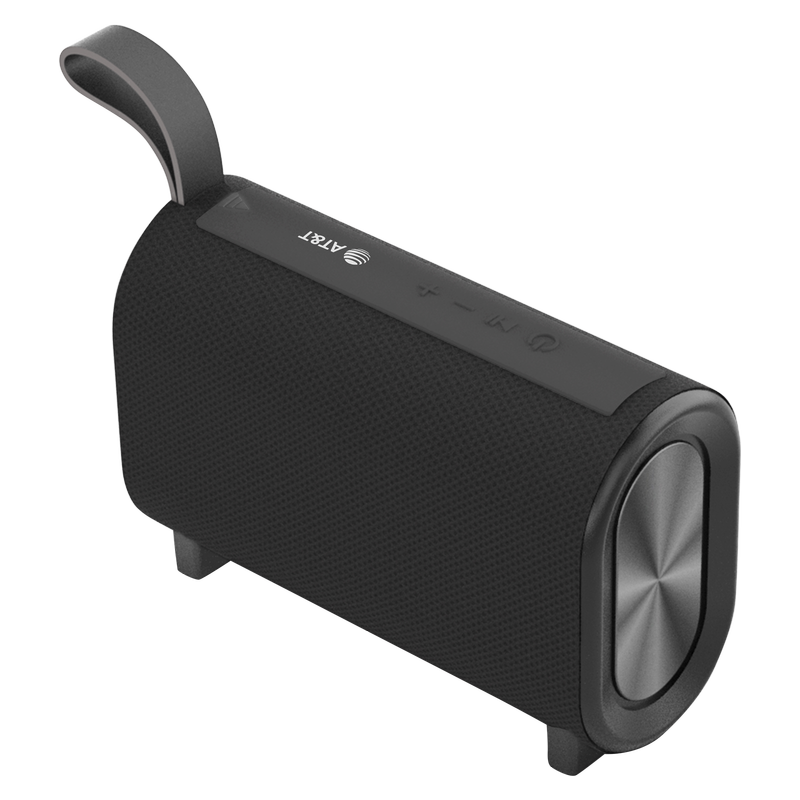 AT&T S30-BLK Black Portable Bluetooth Wireless Speaker