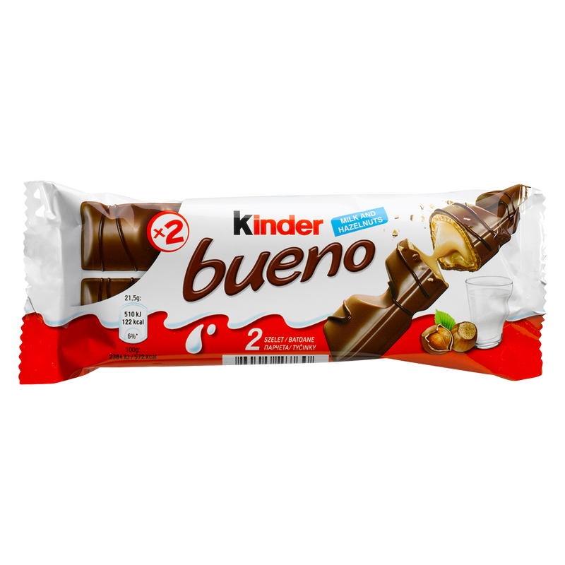 Kinder Bueno Candy Bar 2ct