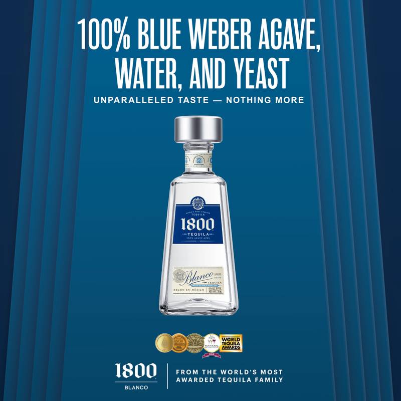 1800 Tequila Blanco 1.75L (80 Proof)