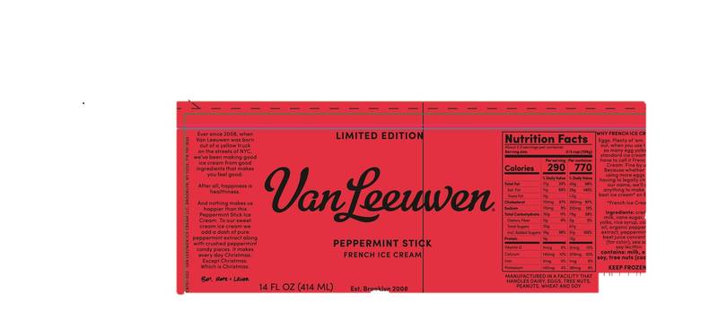 Van Leeuwen Peppermint Stick Ice Cream Pint, 14oz.