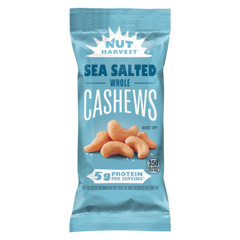 Nut Harvest Sea Salt Cashews 2.25oz