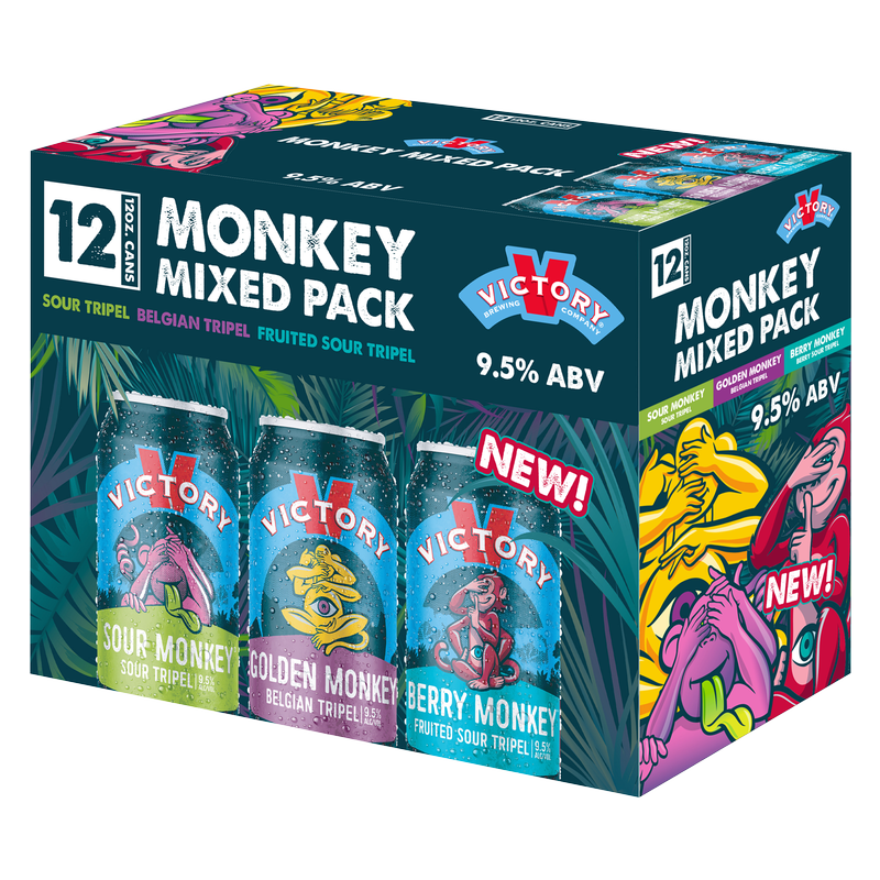 Victory Mystical Monkey Variety Pack 12pk 12oz Can 9.5% ABV