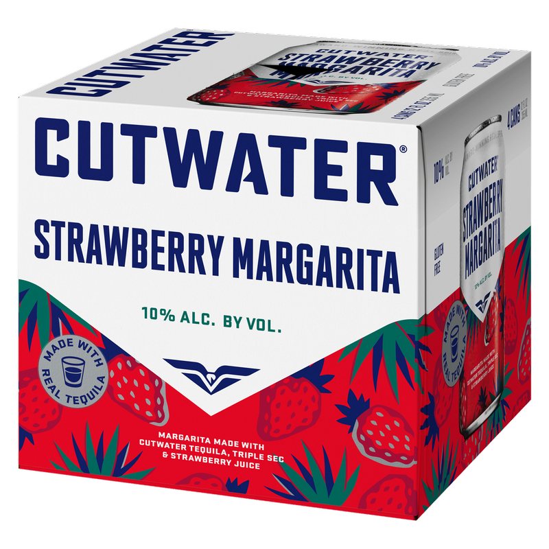Cutwater Tequila Strawberry Margarita 4pk 12oz 10% ABV