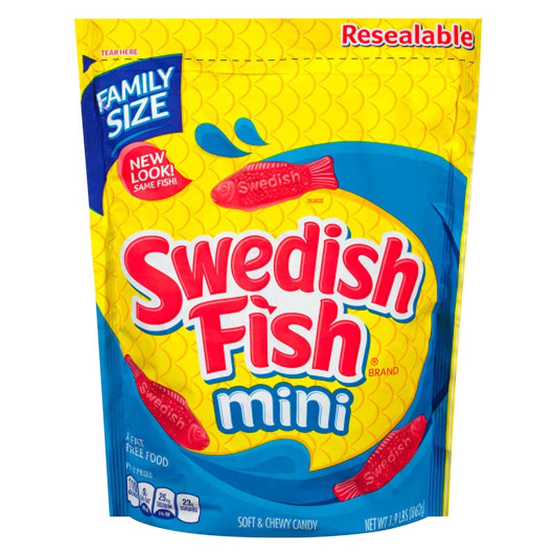 Swedish Fish Red Soft & Chewy Candy 1.8lb
